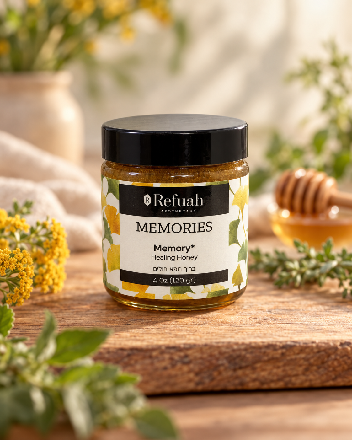 Memories Healing Honey professional product photo
