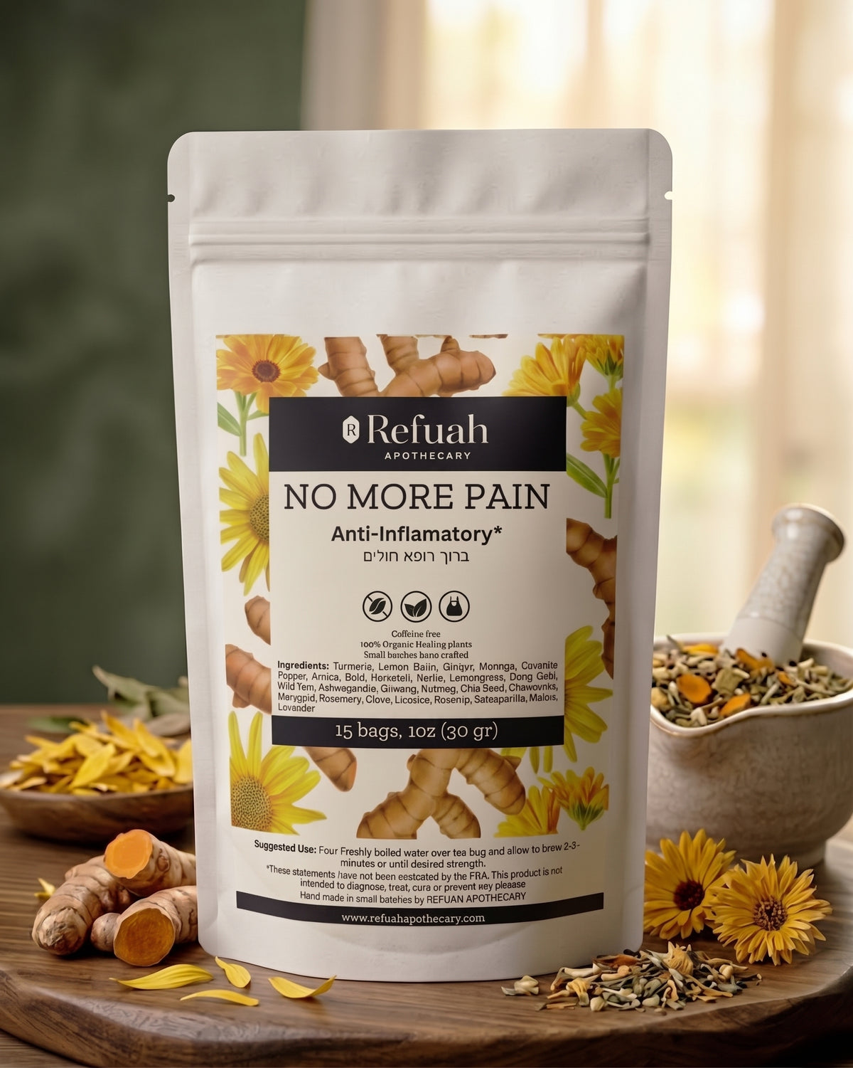 NO MORE PAIN — Refuah Apothecary
